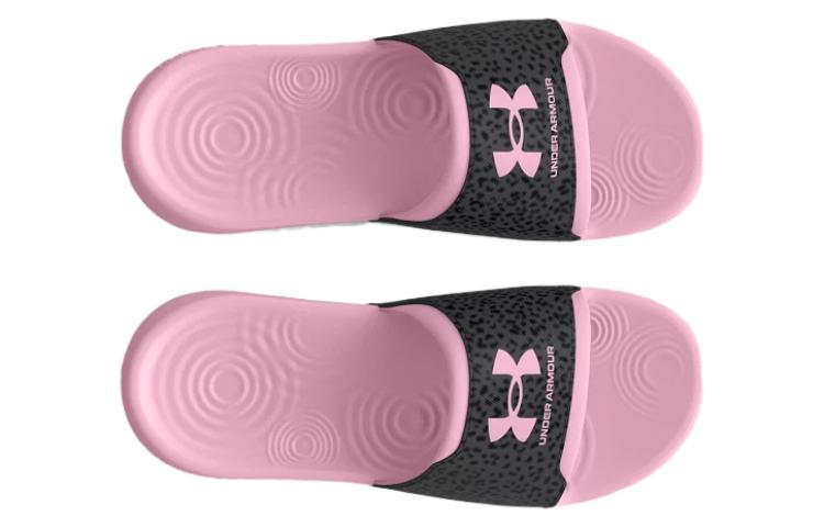 Shop Under Armour UA Ignite Select Graphic 輕便舒適 人字拖 鞋 女式 黑粉色