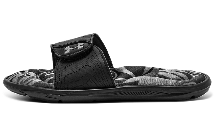 (Women) Under Armour Ignite VI Graphic FB Sandals Black 3023767-001