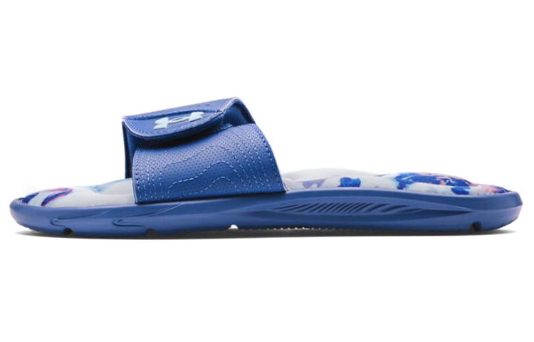 (W) UA Ignite VI Graphic FB Slipper 'Blue Outdoor Sport'