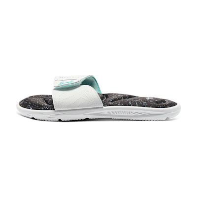 (W) UA Ignite VI Graphic FB Slippers White/Black