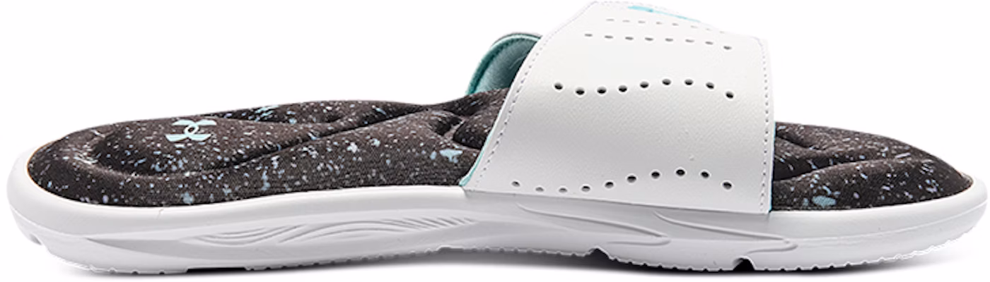 (W) 언더아머 이그나이트 VI 그래픽 슬리퍼 화이트/블랙 3023767-104 Order (W) 언더아머 이그나이트 VI 그래픽 슬리퍼 화이트/블랙 3023767-104