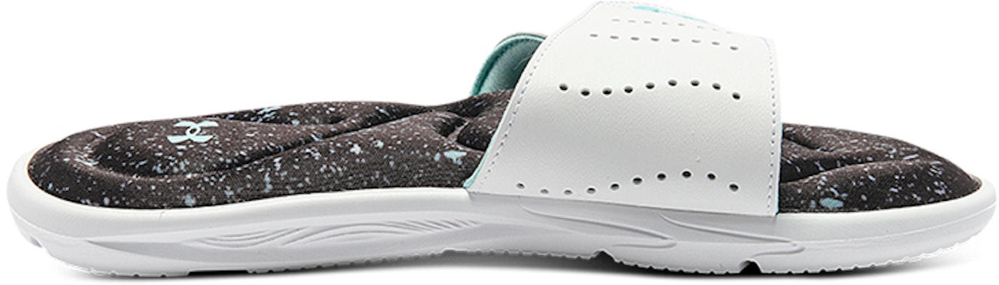 (Women) Under Armour Ignite VI Graphic FB Slippers White/Black 3023767-104 Order (Women) Under Armour Ignite VI Graphic FB Slippers White/Black 3023767-104