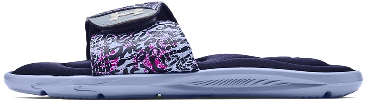 (Women) Under Armour Ignite VI Graphic Strap Slides 'Blue Purple' 3024453-400 (Women) Under Armour Ignite VI Graphic Strap Slides 'Blue Purple' 3024453-400