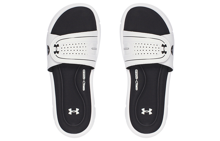 Lookbook (W) Sandal Under Armour Ignite VII Hitam/Putih 1287319-100