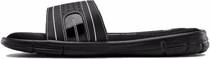 (Women) Under Armour Ignite VII Slippers Black 1287319-001 (Women) Under Armour Ignite VII Slippers Black 1287319-001