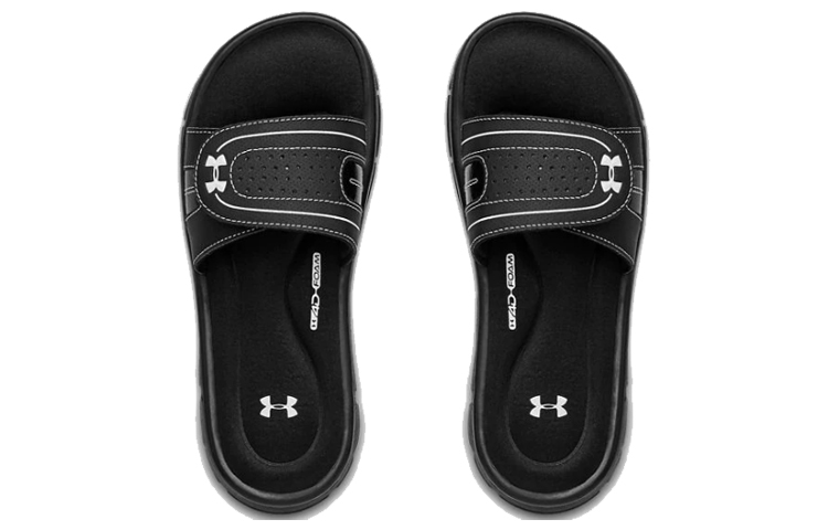 Shop UA Ignite VII 時尚拖鞋 女款 黑