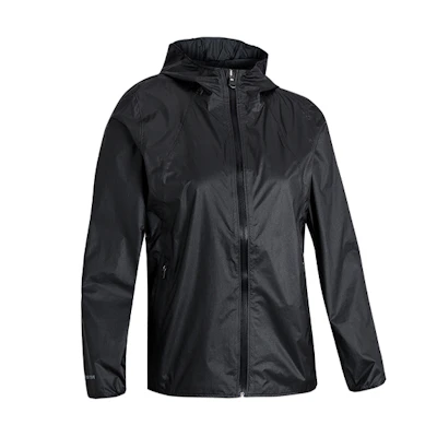 (Women) Under Armour Impasse Rain Shell Jacket Women’s Black 1350952-001