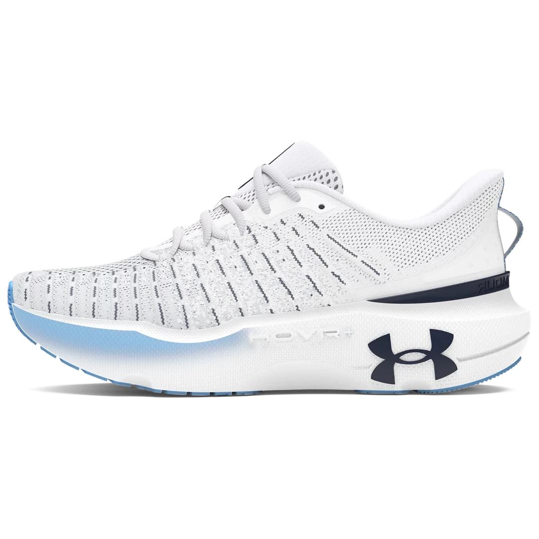 (Women) Under Armour Infinite Elite White Blue Casual Running Shoes. 3027199-102