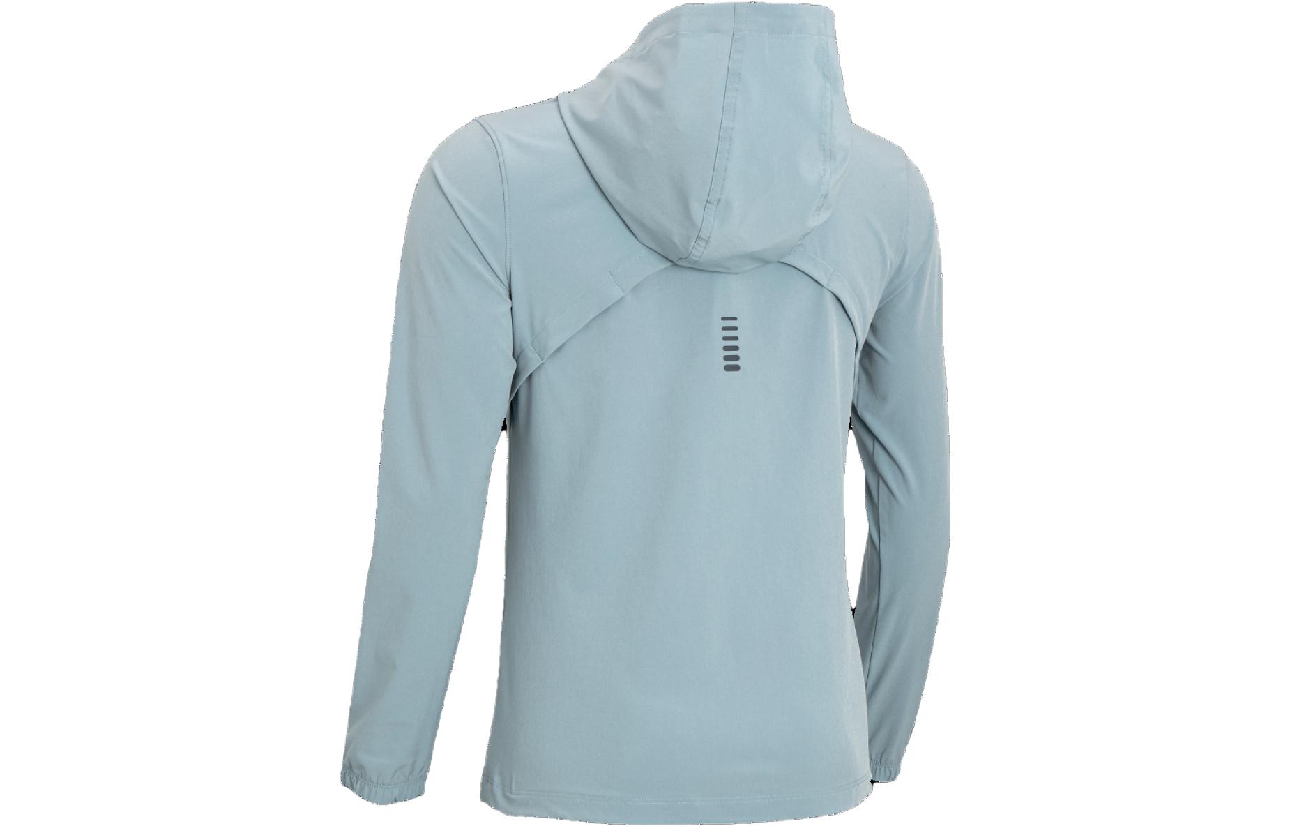 Lookbook (Women) Under Armour Letter Print Zip Hoodie Jacket - Harbor Blue 1377043-465