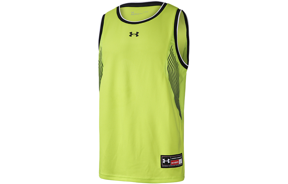(Women) Under Armour Light Green Logo Print Basketball Tank Top - Quick-Dry & Breathable 22500102-394