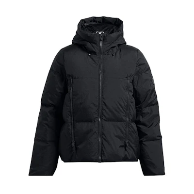 (Women) Under Armour Limitless 700 Down Hooded Jacket Black Casual Outdoor Coat 1384645-001
