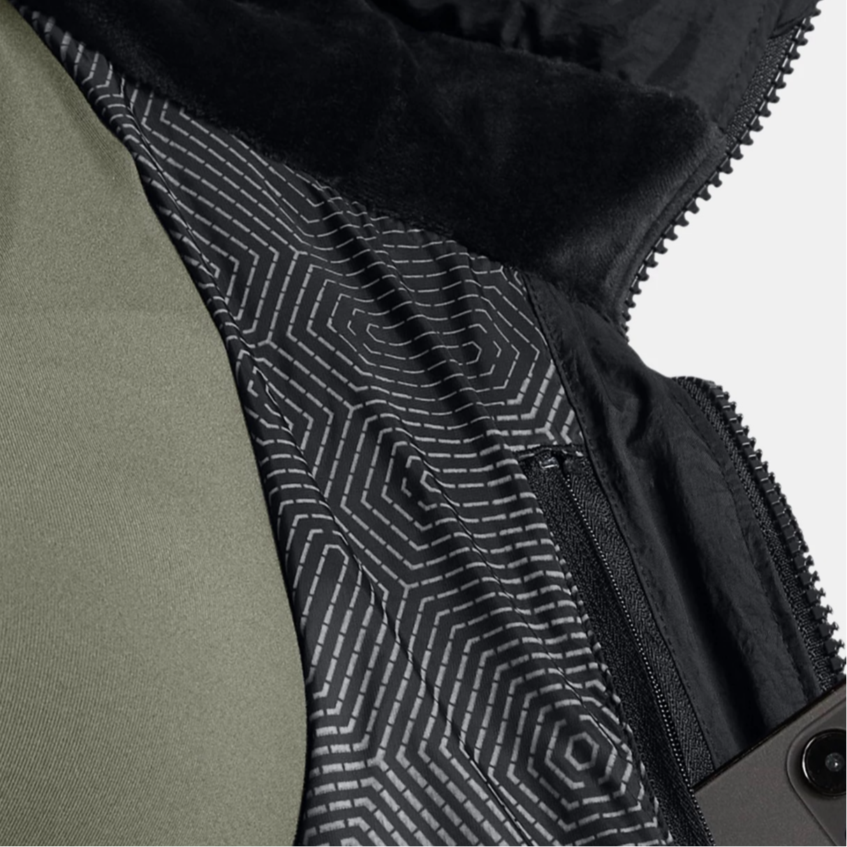 Sizing (W) Under Armour Limitless 700 Chaqueta Negro Con Capucha Casual para Exterior. 1384645-001