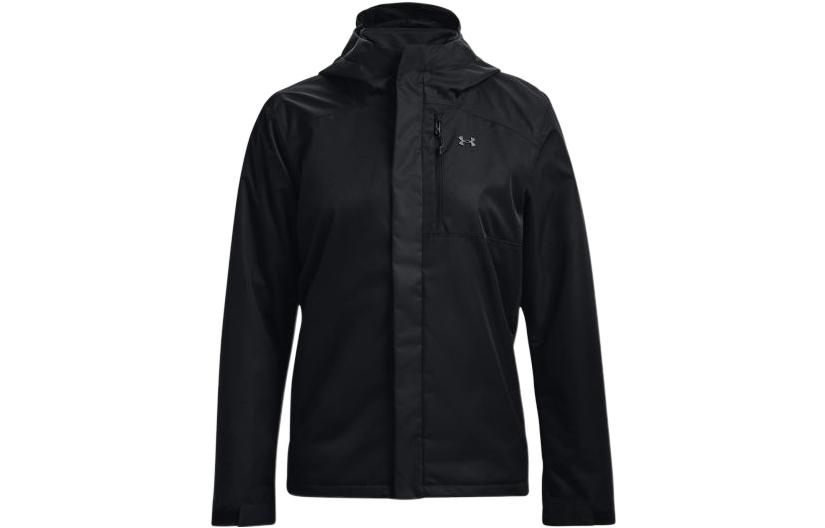 (Women) Under Armour Logo Printed Zip Hoodie Jacket - Black 1371593-001 圖 2