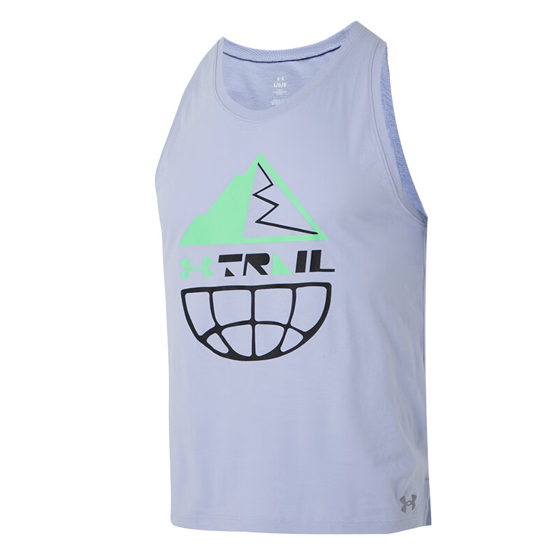 (Women) Under Armour Logo Sleeveless Breathable Running Gym Tank Top 1383922-539