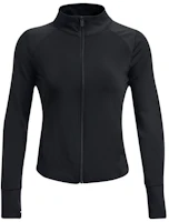 (Women) Under Armour Meridian Black Slim Fit High-Neck Training Jacket 1379157-001 (Women) Under Armour Meridian Black Slim Fit High-Neck Training Jacket 1379157-001