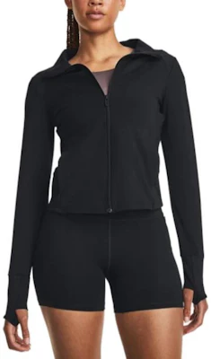 (W) Under Armour Meridian 黑色修身高領運動外套 1379157-001 Shop (W) Under Armour Meridian 黑色修身高領運動外套 1379157-001