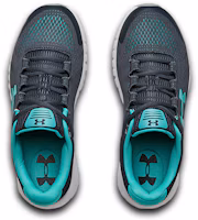 Shop Under Armour Micro G Pursuit BP 低帮跑步鞋 女款 深藍