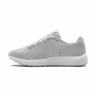(W) UA Micro G Pursuit Sports Shoes Grey