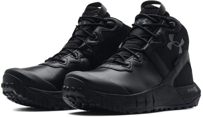 (Women) Under Armour Micro G Valsetz Mid 'Black Waterproof Tactical' 3024335-001 Lookbook (Women) Under Armour Micro G Valsetz Mid 'Black Waterproof Tactical' 3024335-001
