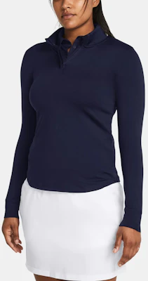 (W) 언더아머 네이비 블루 솔리드 통기성 긴팔 맨투맨 1383614-410 Shop (W) 언더아머 네이비 블루 솔리드 통기성 긴팔 맨투맨 1383614-410