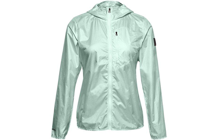 (Women) Under Armour OD Impasse Outdoor Jacket Women Glass Blue 1350955-403