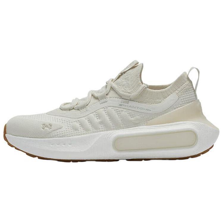 (Women) Under Armour Phantom 4 Casual Low-Top Shoes Beige 3027594-142