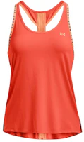 (Women) Under Armour Pink Logo Print Sleeveless Crewneck Tank Top. 1351596-877 (Women) Under Armour Pink Logo Print Sleeveless Crewneck Tank Top. 1351596-877