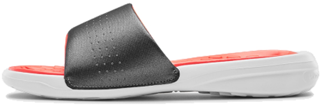 (Women) Under Armour Playmaker Fixed Strap Slippers Black/Orange 3000063-104 Buy (Women) Under Armour Playmaker Fixed Strap Slippers Black/Orange 3000063-104
