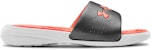 (Women) Under Armour Playmaker Fixed Strap Slippers Black/Orange 3000063-104
