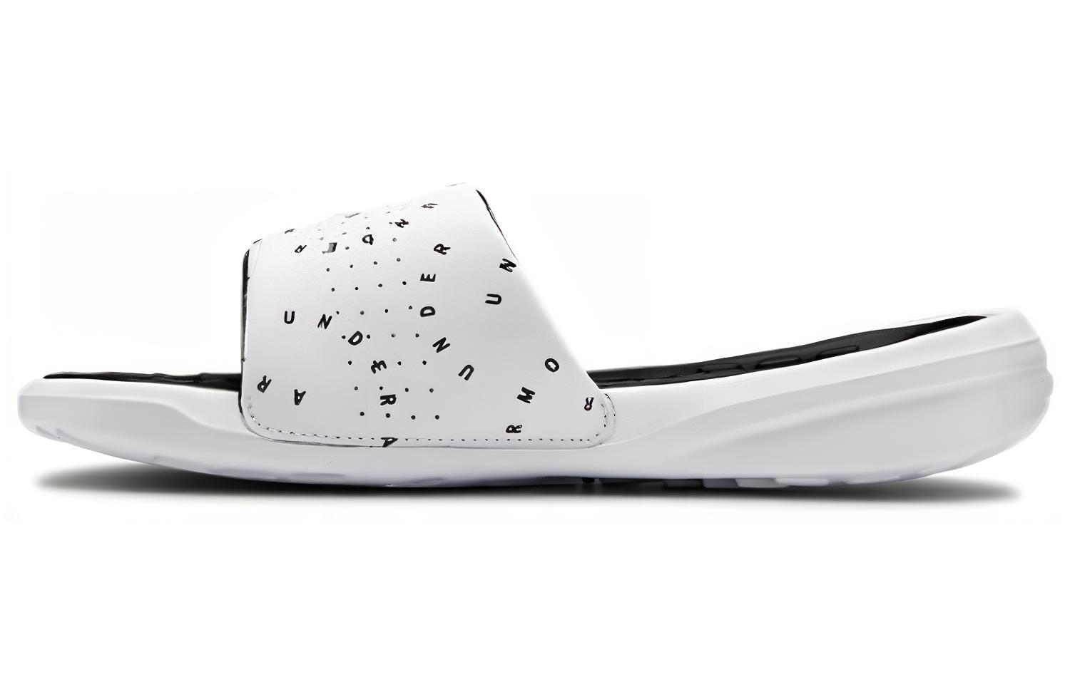 (Women) Under Armour Playmaker Micro 'White Black' 3022724-100