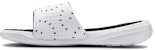 (Women) Under Armour Playmaker Micro 'White Black' 3022724-100