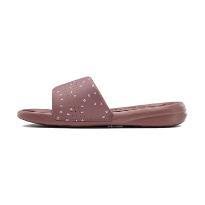 (W) UA Playmaker Micro Slippers Pink