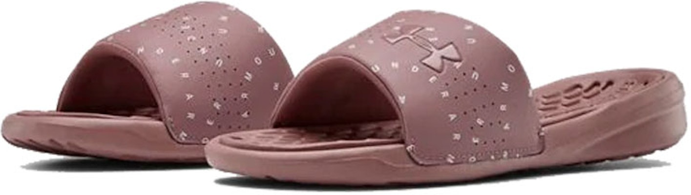 (Women) Under Armour Playmaker Micro Slippers Pink 3022724-600 Lookbook (Women) Under Armour Playmaker Micro Slippers Pink 3022724-600