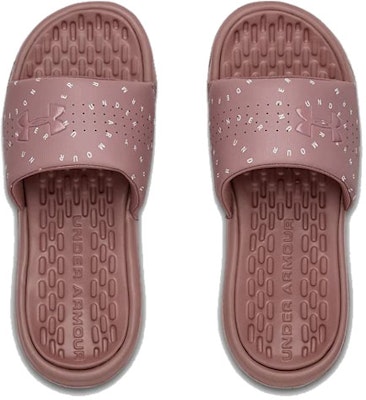 (Women) Under Armour Playmaker Micro Slippers Pink 3022724-600 Shop (Women) Under Armour Playmaker Micro Slippers Pink 3022724-600