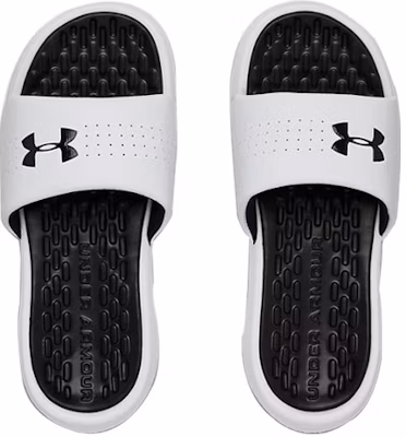 (Women) Under Armour Playmaker Slippers White 3000063-101 Shop (Women) Under Armour Playmaker Slippers White 3000063-101