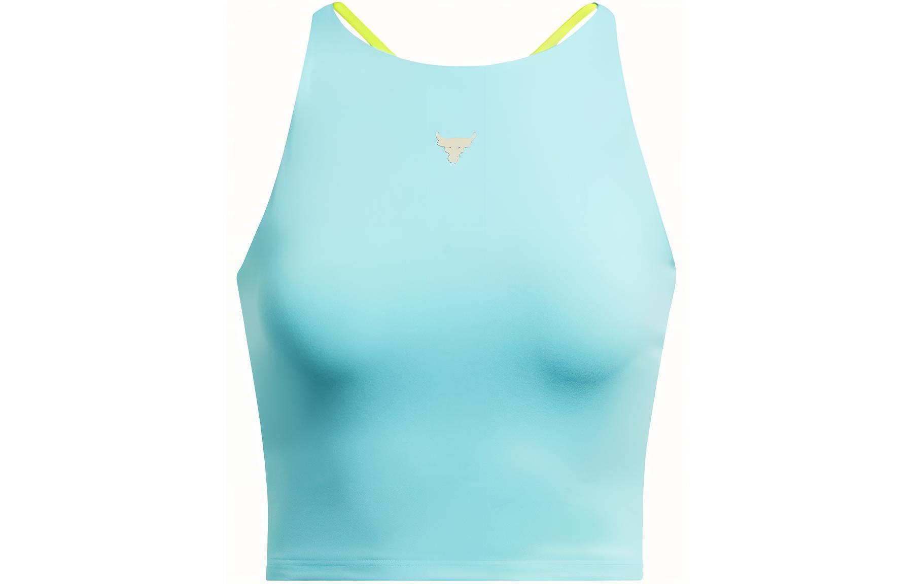 (Women) Under Armour Project Logo Sleeveless Tank Top Women’s Green. 1382704-957