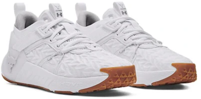Shop (W) Under Armour Project Rock 6 'Putih Halo Abu-Abu' 3026535-100