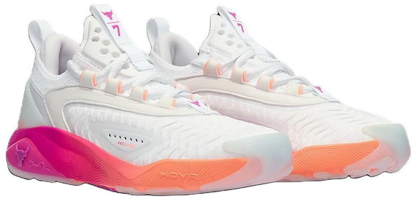 (W) Under Armour Project Rock 7 ''Blanc Vivid Magenta'' 3027601-101 Lookbook (W) Under Armour Project Rock 7 ''Blanc Vivid Magenta'' 3027601-101