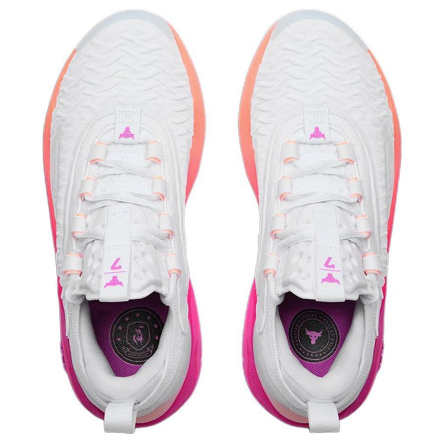 Shop (W) Under Armour Project Rock 7 ''Blanc Vivid Magenta'' 3027601-101