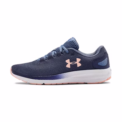 (W) UA Charged Pursuit 2 Sneakers Blue/Pink
