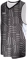 (Women) Under Armour Regular Fit Black Basketball Tank Top with Logo Print 23500102-001 (Women) Under Armour Regular Fit Black Basketball Tank Top with Logo Print 23500102-001