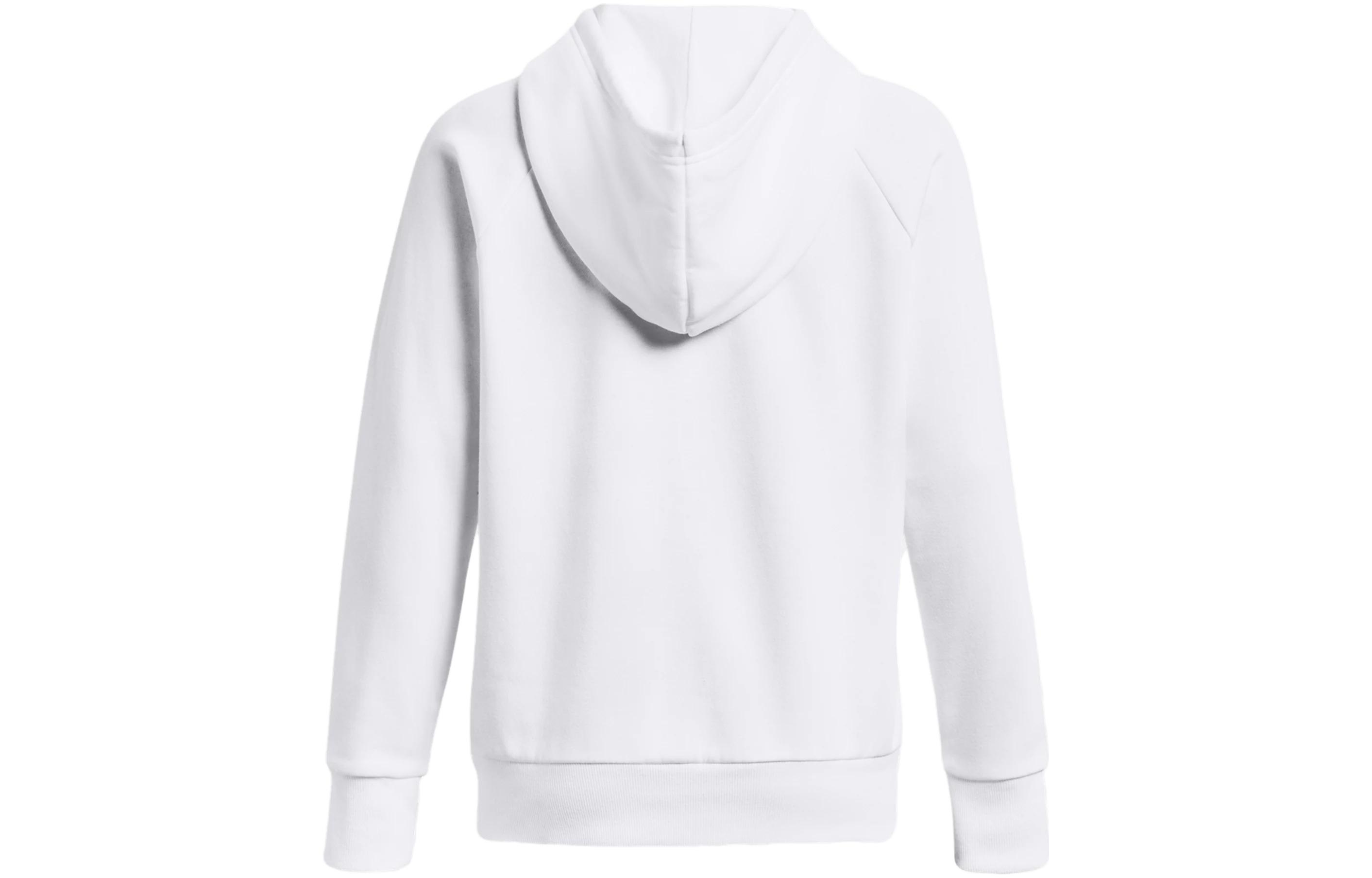 Lookbook (Women) Under Armour Rival Fleece Full-Zip Hoodie White 1379497-100
