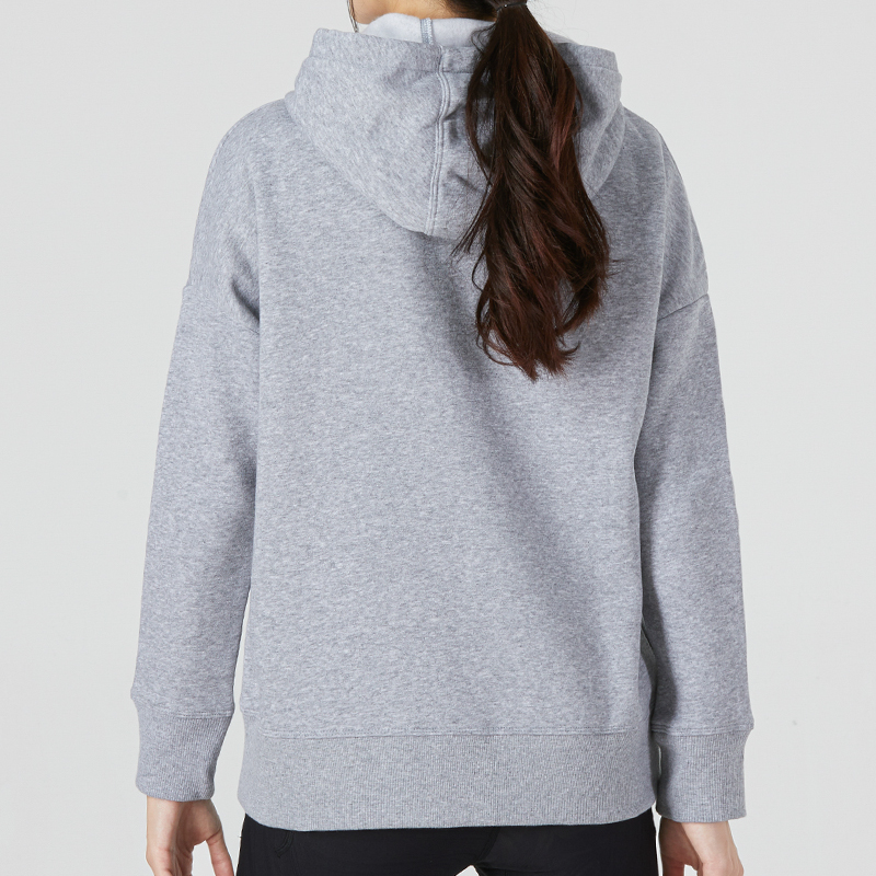 (Women) Under Armour Rival Fleece Hoodie Gray - Casual and Comfortable 1356400-036 圖 6