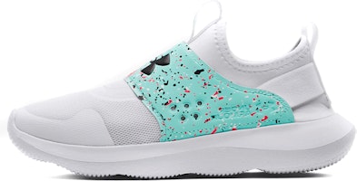 (Women) Under Armour Runplay 'Paint Splatter White Blue' 3025374-100 (Women) Under Armour Runplay 'Paint Splatter White Blue' 3025374-100