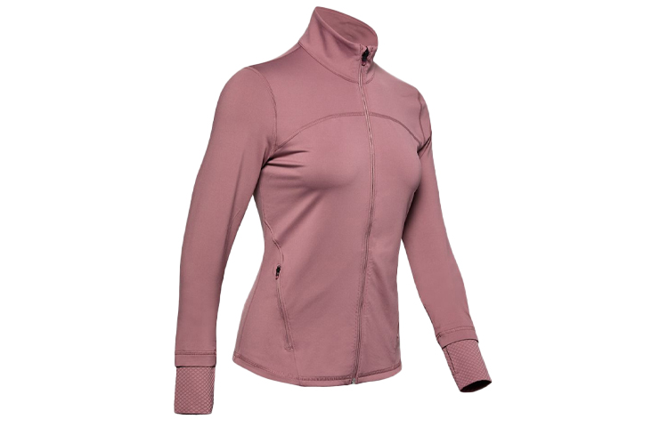 (Women) Under Armour RUSH Training Jacket - Quiet Pink 1359081-662