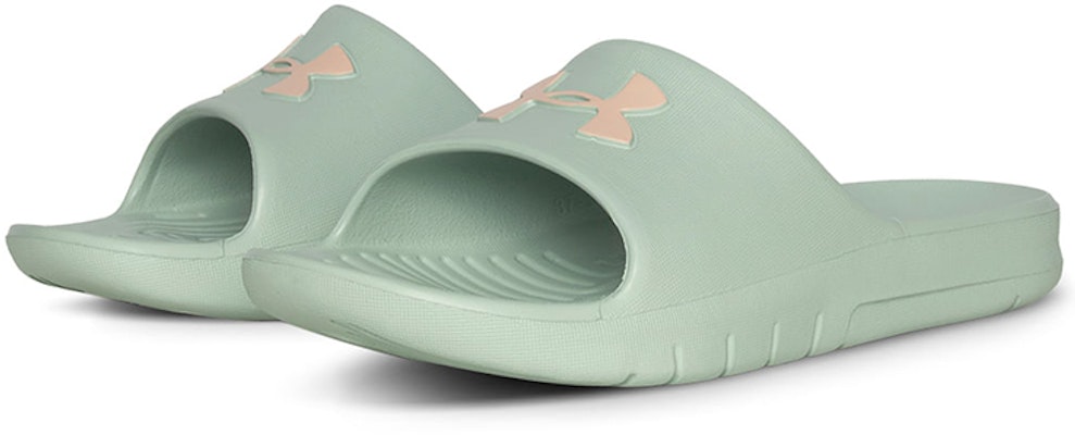 (Women) Under Armour Slide Core 'Green' 3023495-300 Lookbook (Women) Under Armour Slide Core 'Green' 3023495-300