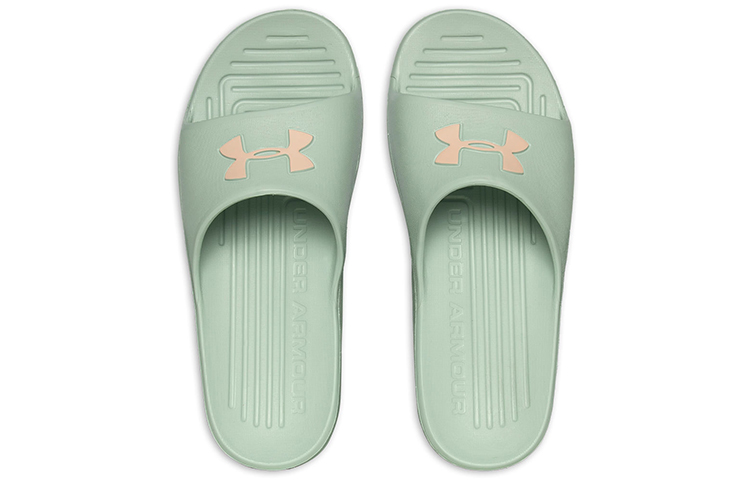 Shop (Women) Under Armour Slide Core 'Green' 3023495-300