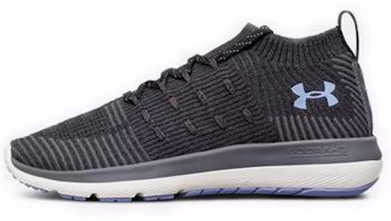 (Women) Under Armour Grade School Slingflex Rise Grey/Blue 3000096-102 (Women) Under Armour Grade School Slingflex Rise Grey/Blue 3000096-102