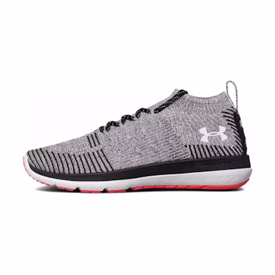(W) UA Slingflex Rise Sports Shoes Gray/Red