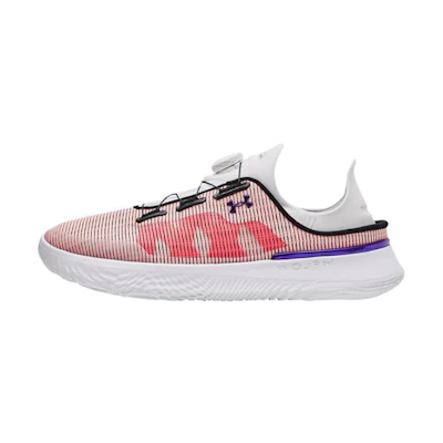 (W) UA SlipSpeed Trainer 'White Pink'